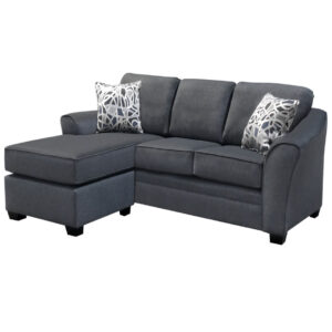 canadian made tyson sofa with chaise and comfy sloped arms