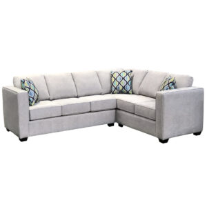 custom size boston sectional with square tall arms
