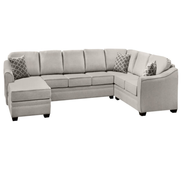 large douglas sectional layout with chaise seat
