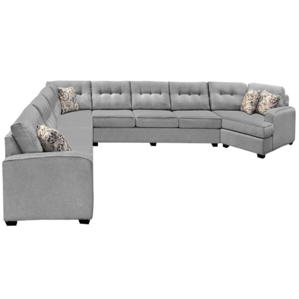 large custom layout of the havana sectional with cuddle corner