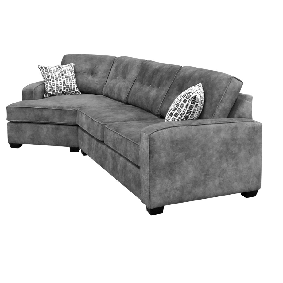 havana sectional with unique cuddle corner for relaxing seating