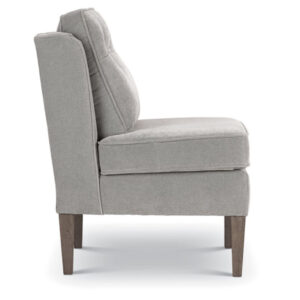 blayr accent chair by best home furnishings shown from side angle