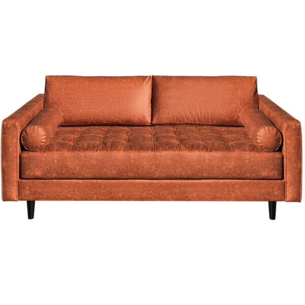 canadian made angela sofa in modern fabric option