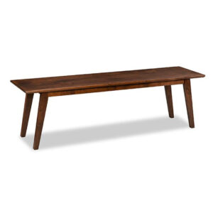 solid wood tribeca bench with rustic wood finishing