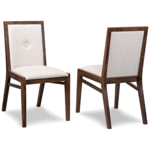 canadian made tribeca dining room chair with cleanable fabric and solid wood frame