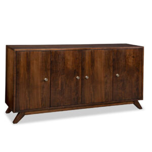 made in canada tribeca large door sideboard with 4 wood doors