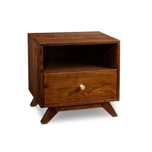 solid wood handstone tribeca night stand with drawer in solid wood