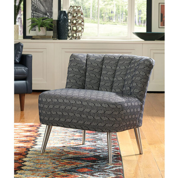 best home furnishings ameretta chair in modern fabric shown in room setting