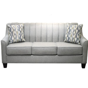 chanel straight sofa with modern channel back design