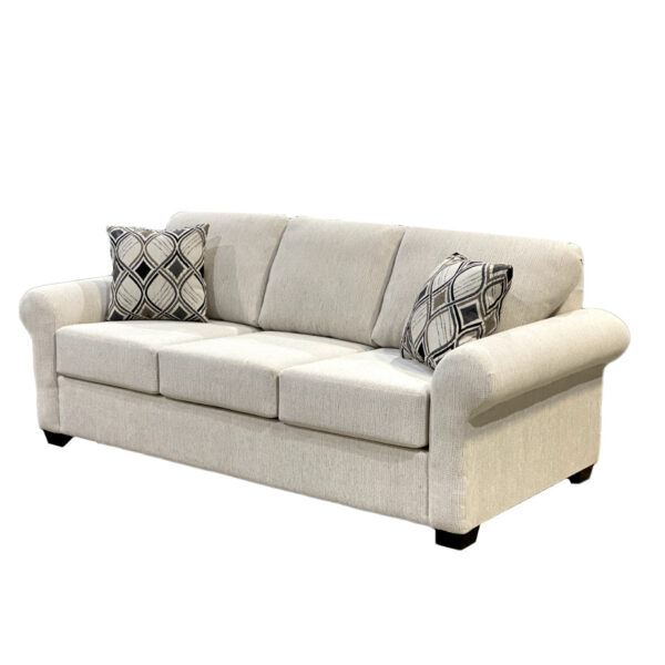 canadian made chicago sofa with traditional rolled arms