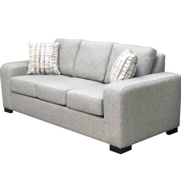 canadian made crenshaw sofa with 3 seats in fabric