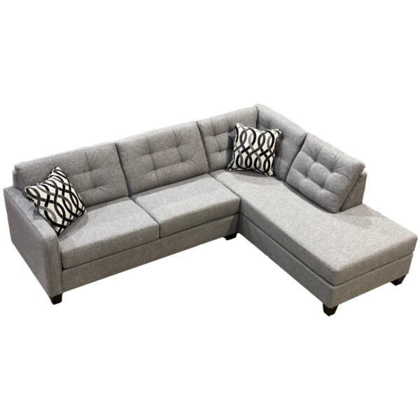 custom made deville sectional shown from top view