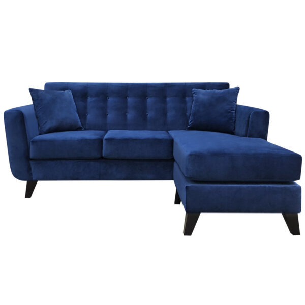 kitsilano sectional with chaise seat from front profile