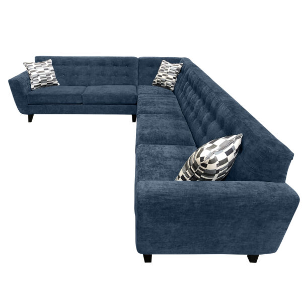oversized kitsilano sectional shown from side angle