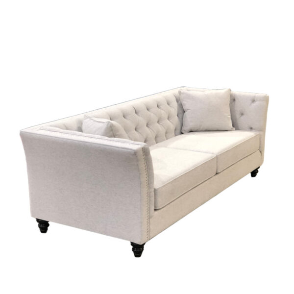 traditional lexi sofa with tufted back and tall arms