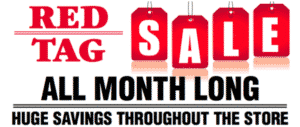 Red Tag Sale On Now