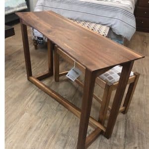 Solid Walnut Zeus Console Table On Sale