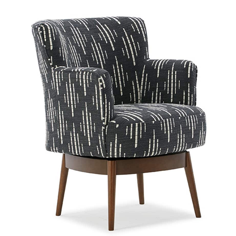 Kelida Swivel Chair - Custom Built Modern Accent Chair I Home Envy