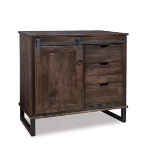single barn door console cumberland small barn door console