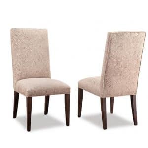 custom fabric canadian made cumberland upholstered chair in parsons style