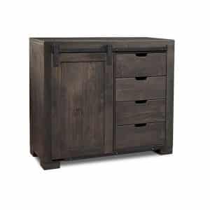 custom made in canada single steel city small barn door cabinet