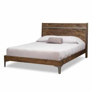 solid maple wood laguna platform bed with modern style