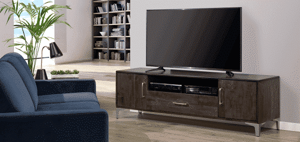 modern laguna tv console in contemporary style room