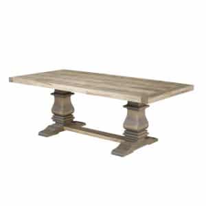 solid maple traditional rustic restoration trestle tableBlack Sea Trestle Table