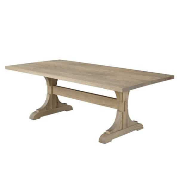 Castleton Trestle is a rustic modern farmhouse style table design