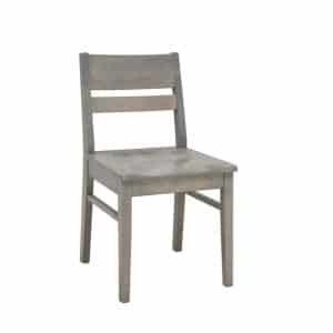 solid wood Morgan Chair with modern low back