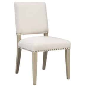 solid wood frame Salwick Parsons Chair in custom fabric option