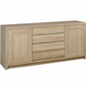 Sauvo Sideboard shown in solid white oak