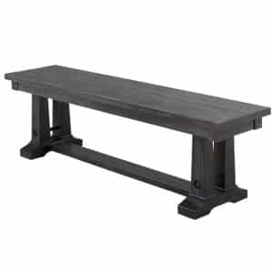 Shecham Dining Bench in rustic solid wood