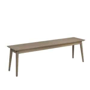 mid-century modern Simo Dining Bench with slim legs