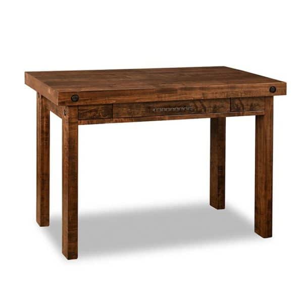 Rafters Writing Desk - Rustic, Distressed Wood Furniture
