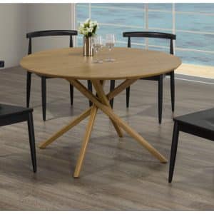 Finn Round Table made in canada solid wood dining room furniture