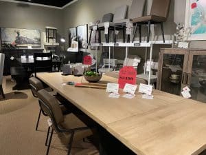 Red Tag Sale Showroom