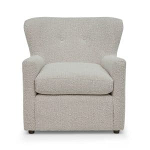 Casimere Club Chair has classic curves and a modern flair to be a beautiful accent chair