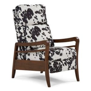 Ryberson Recliner modern lines on this contemporary recliner available in custom fabrics
