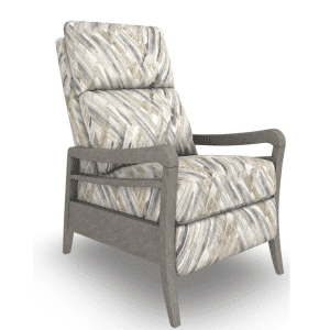 Ryberson Recliner - Modern Wood Frame - Power Recliner with Custom Fabric