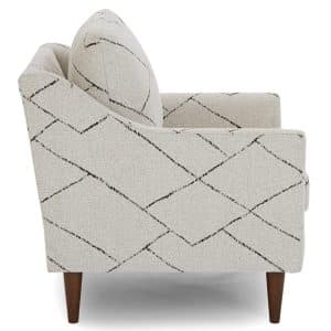 Smitten Accent Chair is a modern delight for your living room. Comfy, cozy and cool with a wide range of custom options