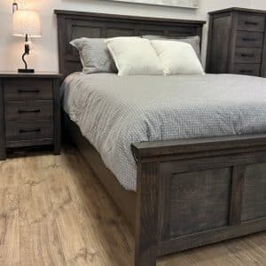 A solid maple custom made bedroom suite called Penticton Bedroom