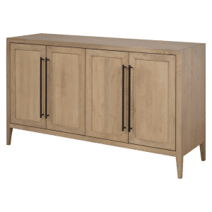 Astrid Sideboard - Modern Slim Line Solid Wood Cabinet
