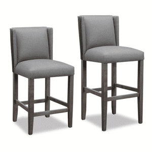 Belmont traditional counter stool with wing back design