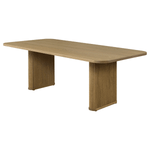 Kasper Table - Mid Century Modern Table with Fluted Legs