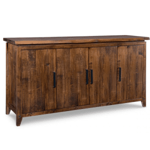 Pemberton Sideboard 4 Doors - Rustic Live Edge Furniture